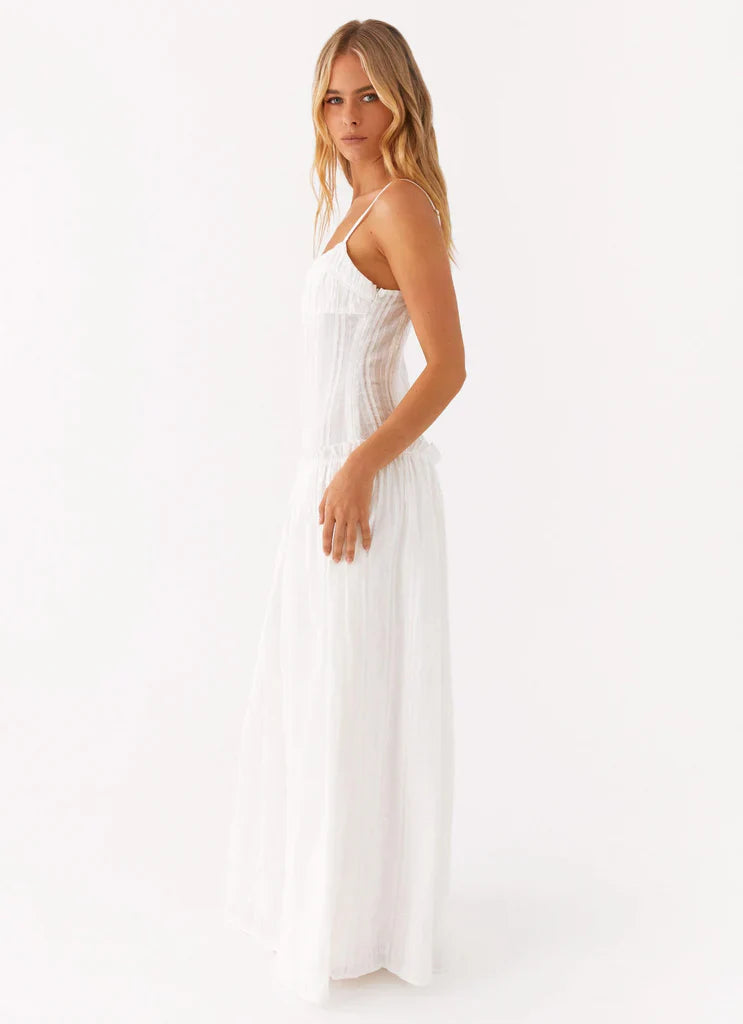 Elara Drop Waist Maxi Dress