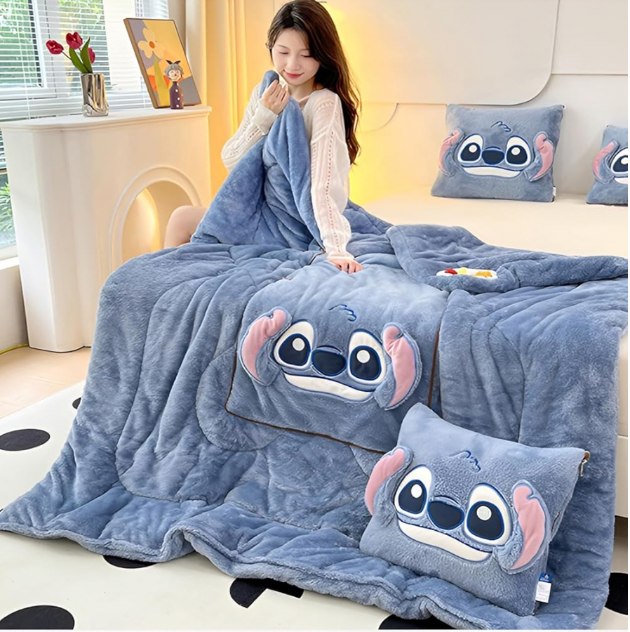 2 in 1 Pillow Blanket