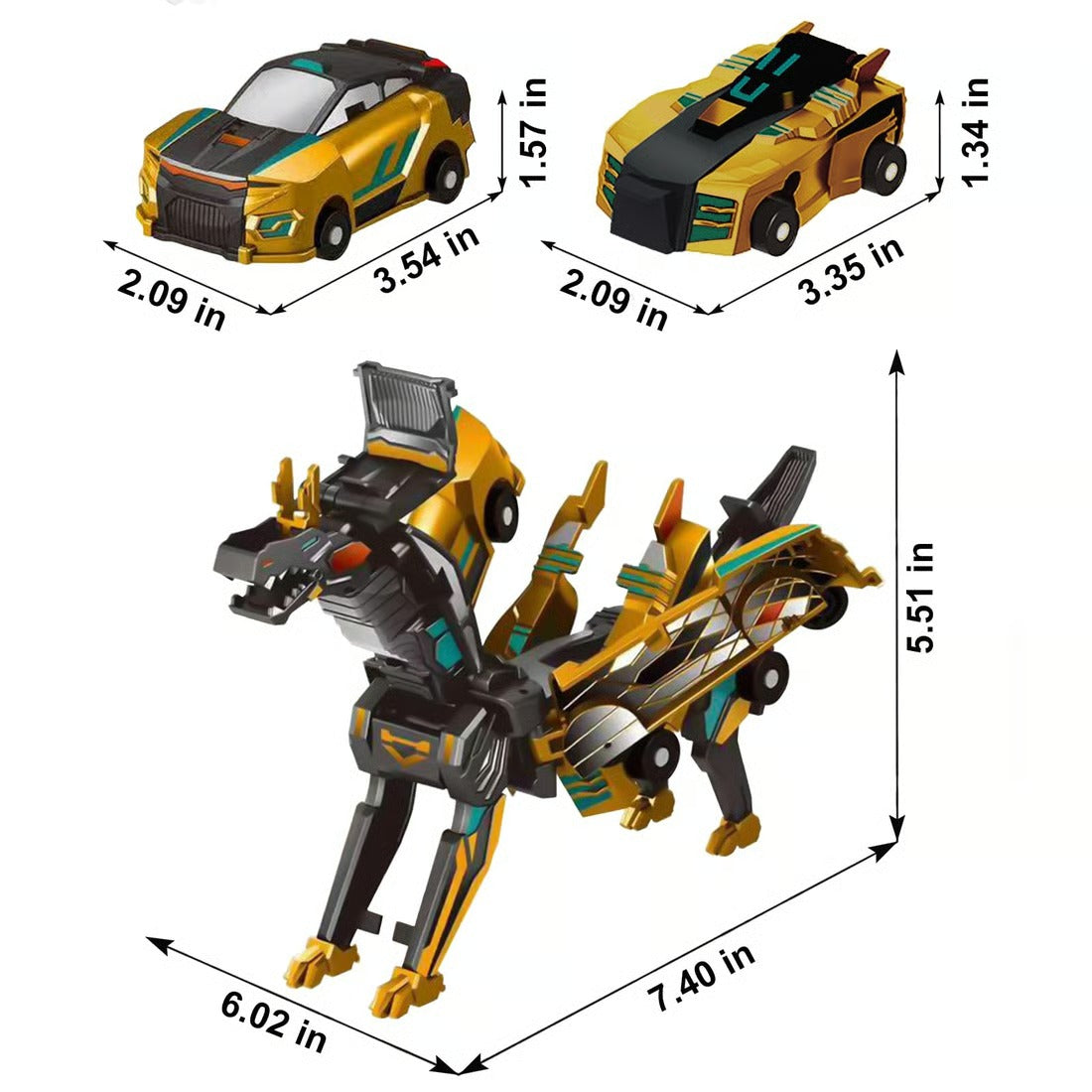 2025 New product 💥 Collision Transforming Dinosaur Car Toy