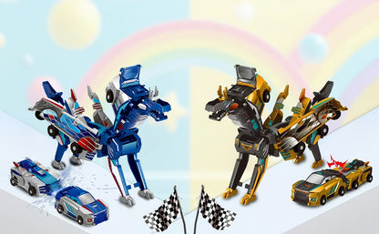 2025 New product 💥 Collision Transforming Dinosaur Car Toy